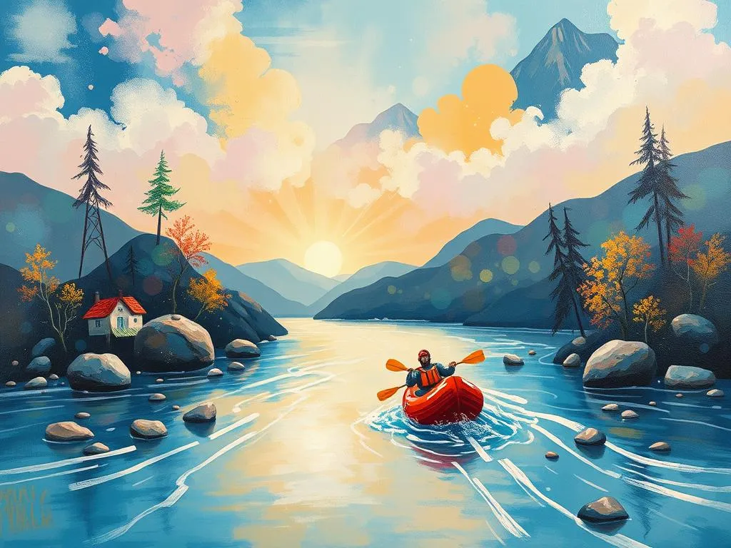 hidden meaning dreaming river rafting