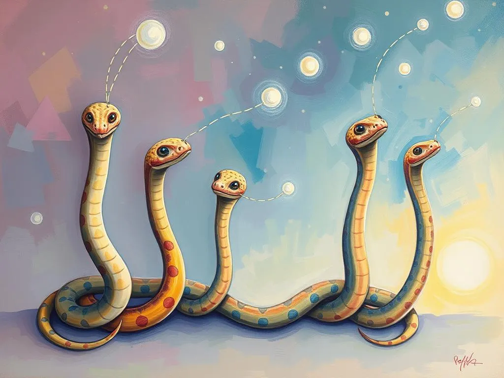 hidden meaning dreams five headed snakes