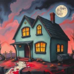 house in blood red death dreams