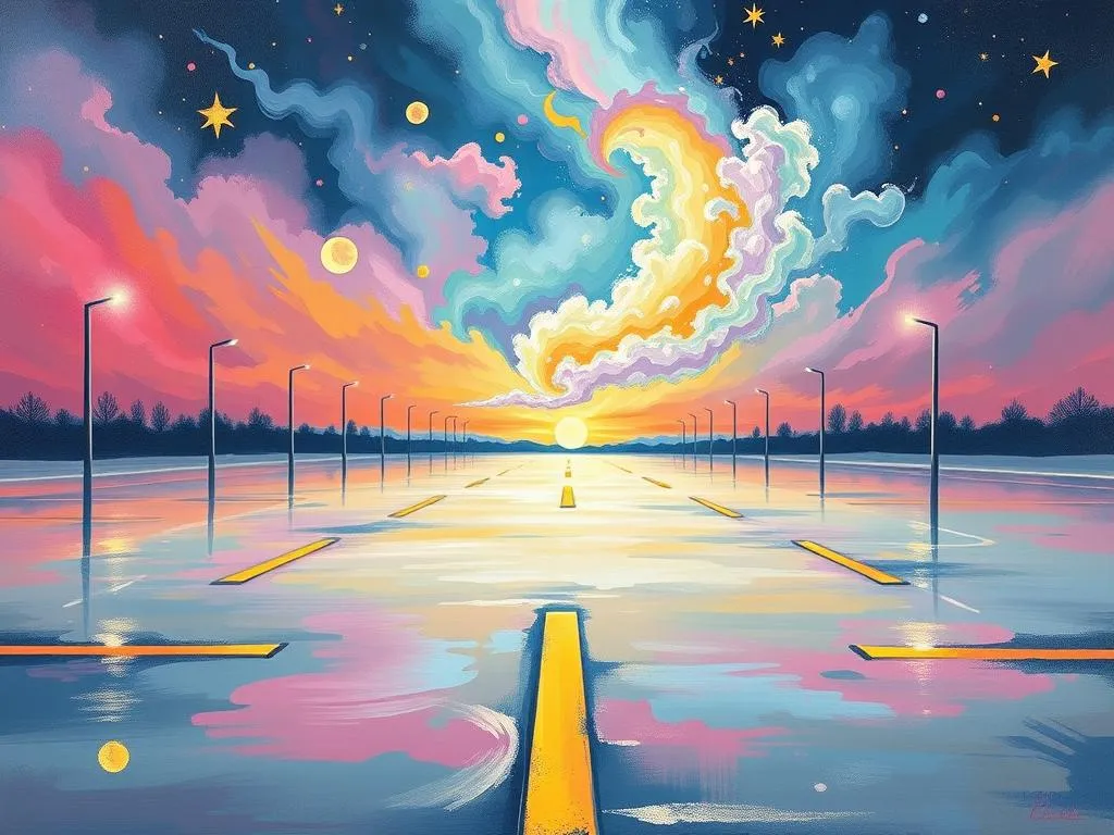 infinity parking lot dream symbol enigma