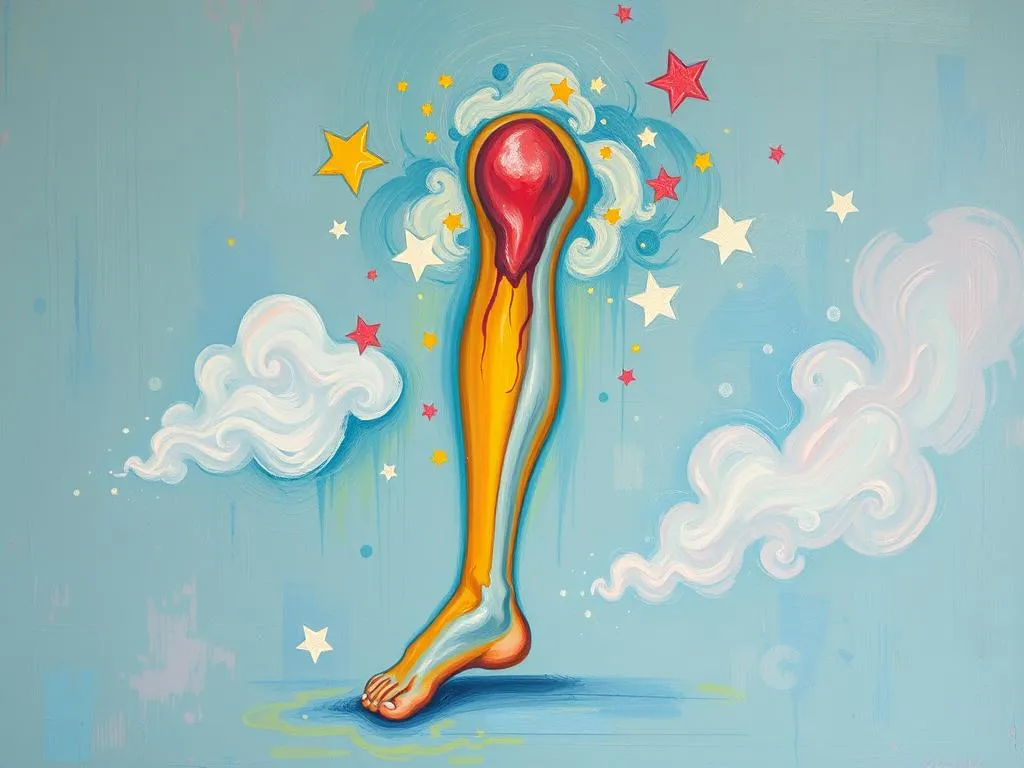 injured leg dream symbol