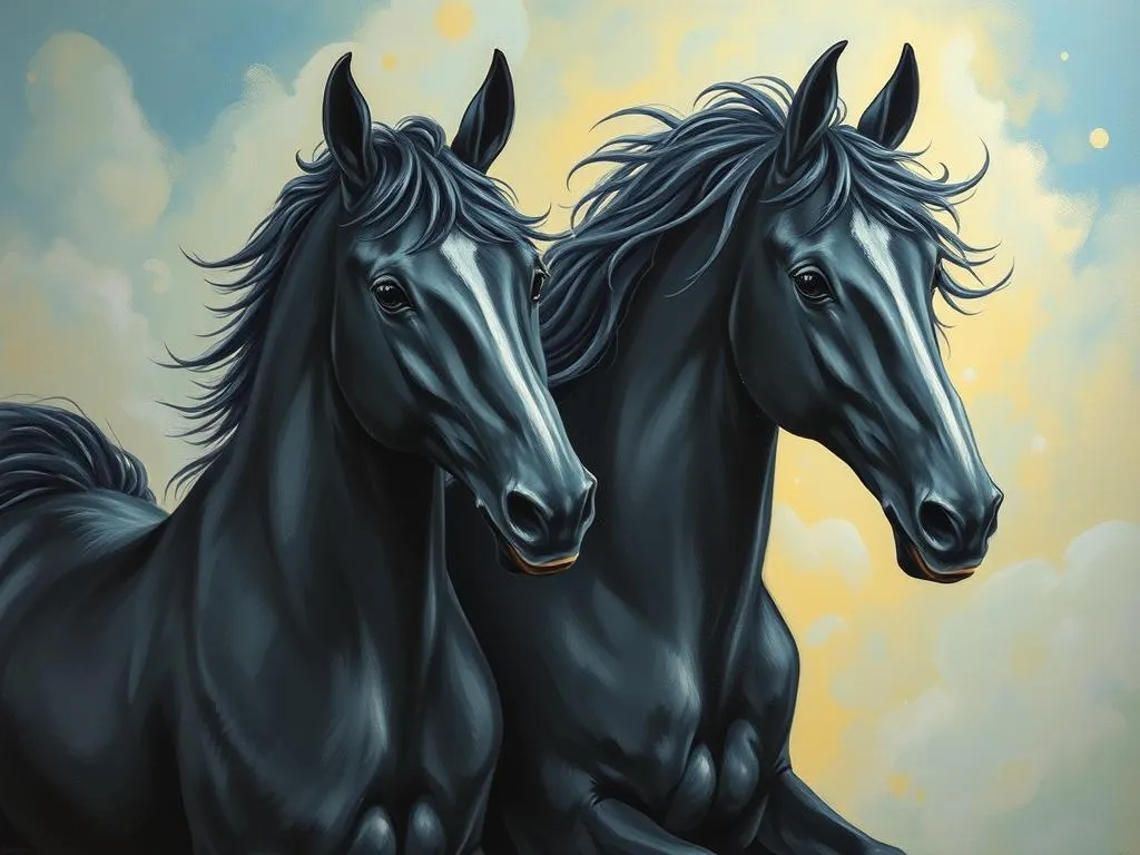 interpreting significance black horses dreams
