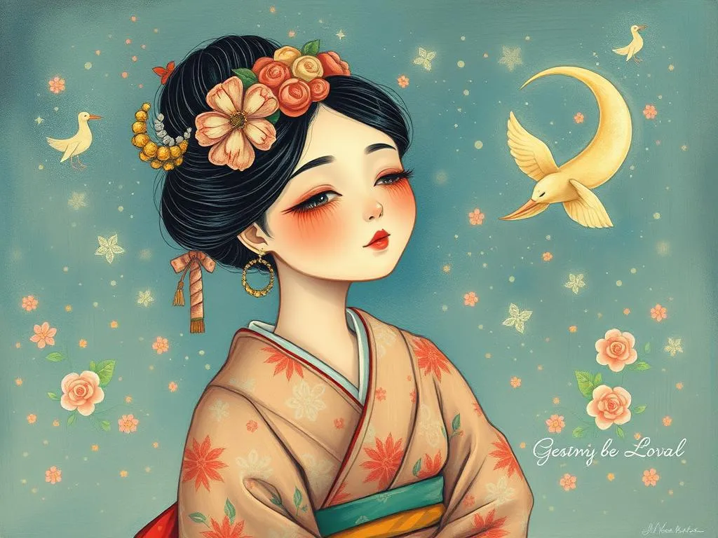 japanese descent lady dream symbolism