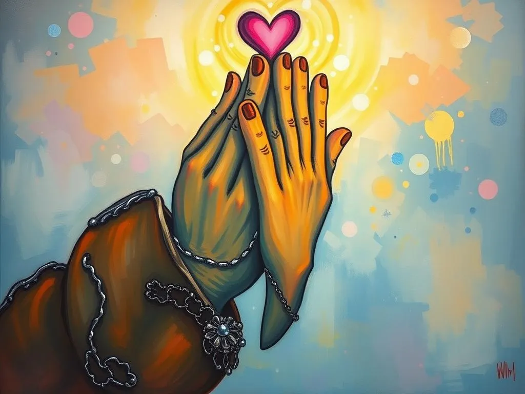 kissing hands dream symbol