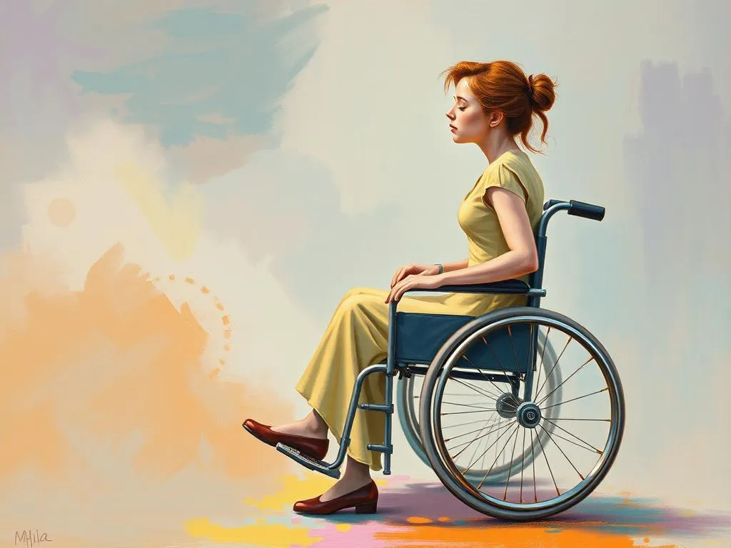 lady in wheelchair exploring the symbolism of disability in dreams