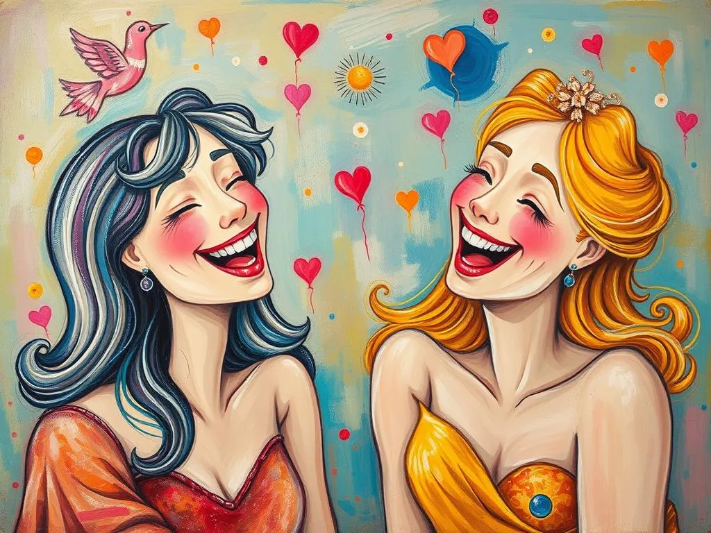 laughing women dreams