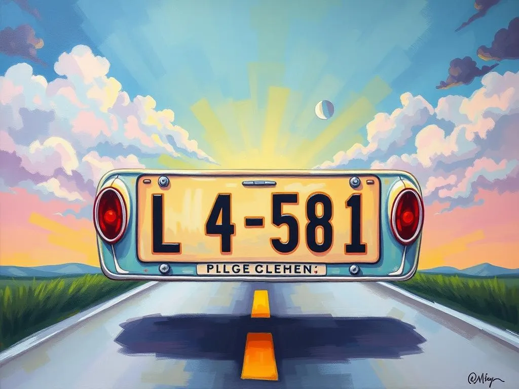 license plate dream meaning uncovering the symbolism