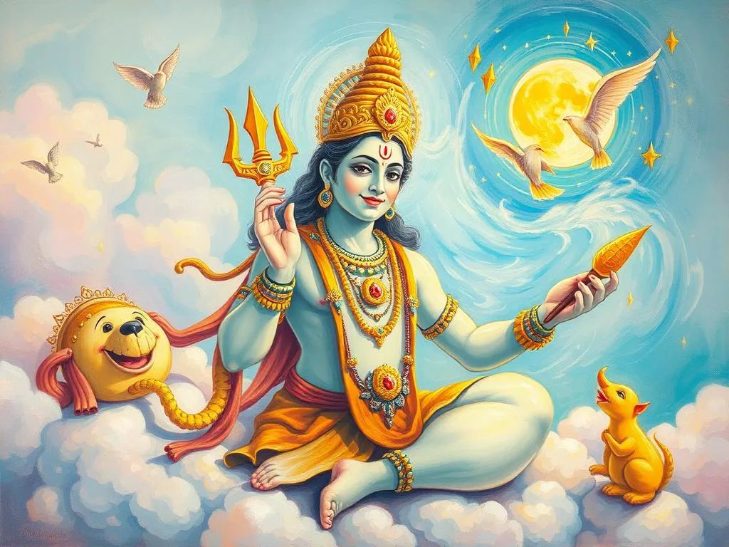 lord vishnu the divine dreamer and his dream symbols