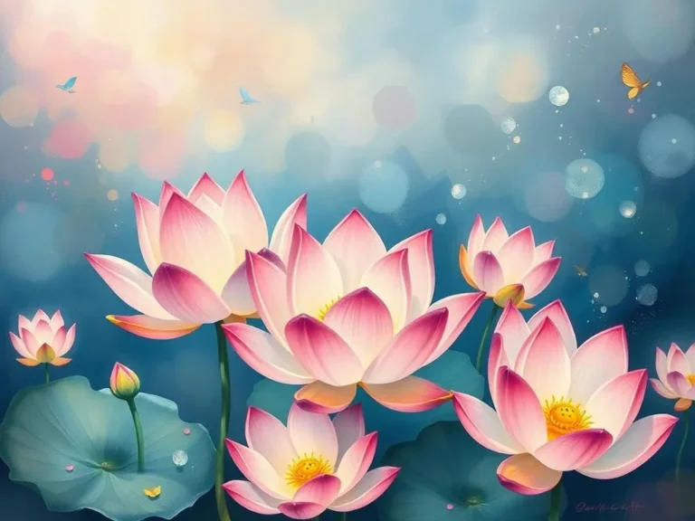 Lotus Flowers in Dreams