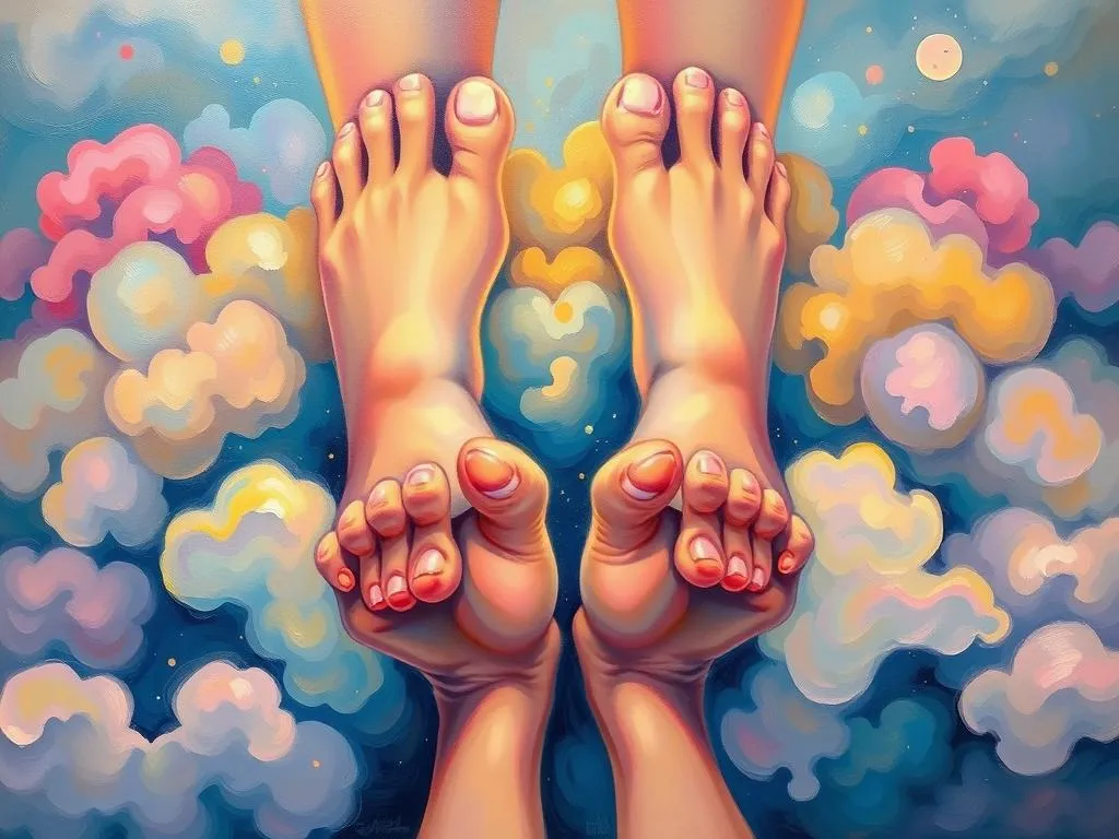 lovers feet in dreams