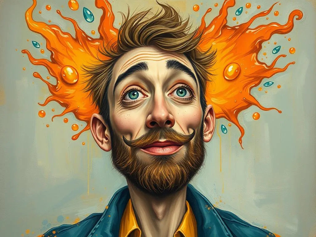 man with orange oil dream symbolism