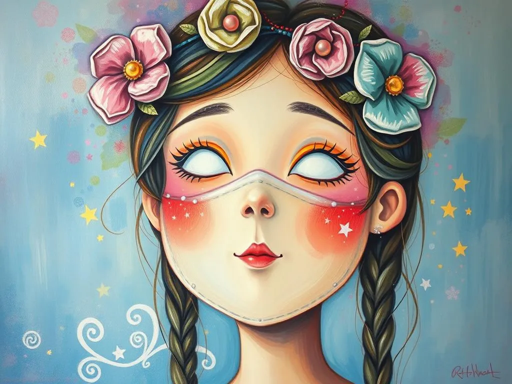 mask girl dream meaning