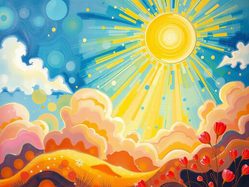 meaning of dream symbol bright warm sunlight