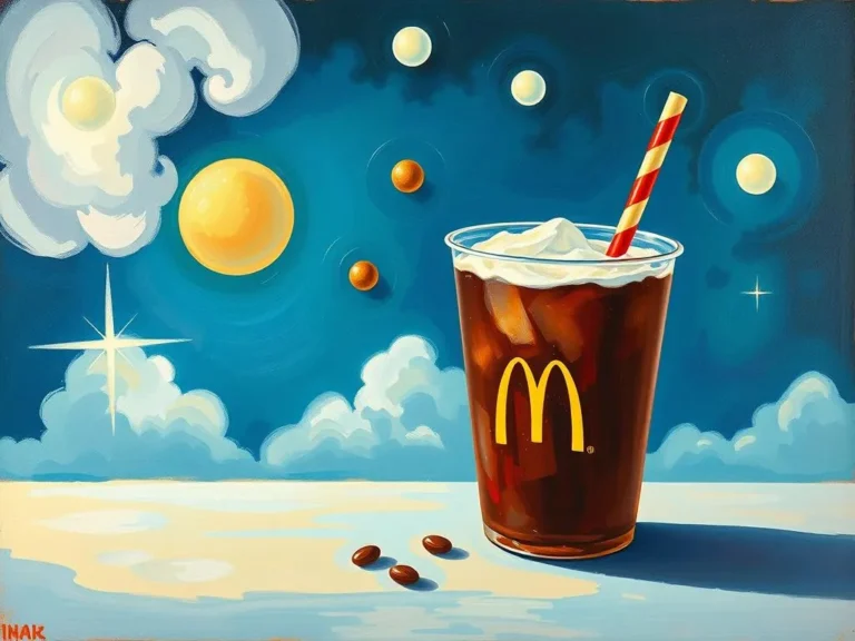 Meaning of Dreams About Cola in Big Cups from McDonald’s