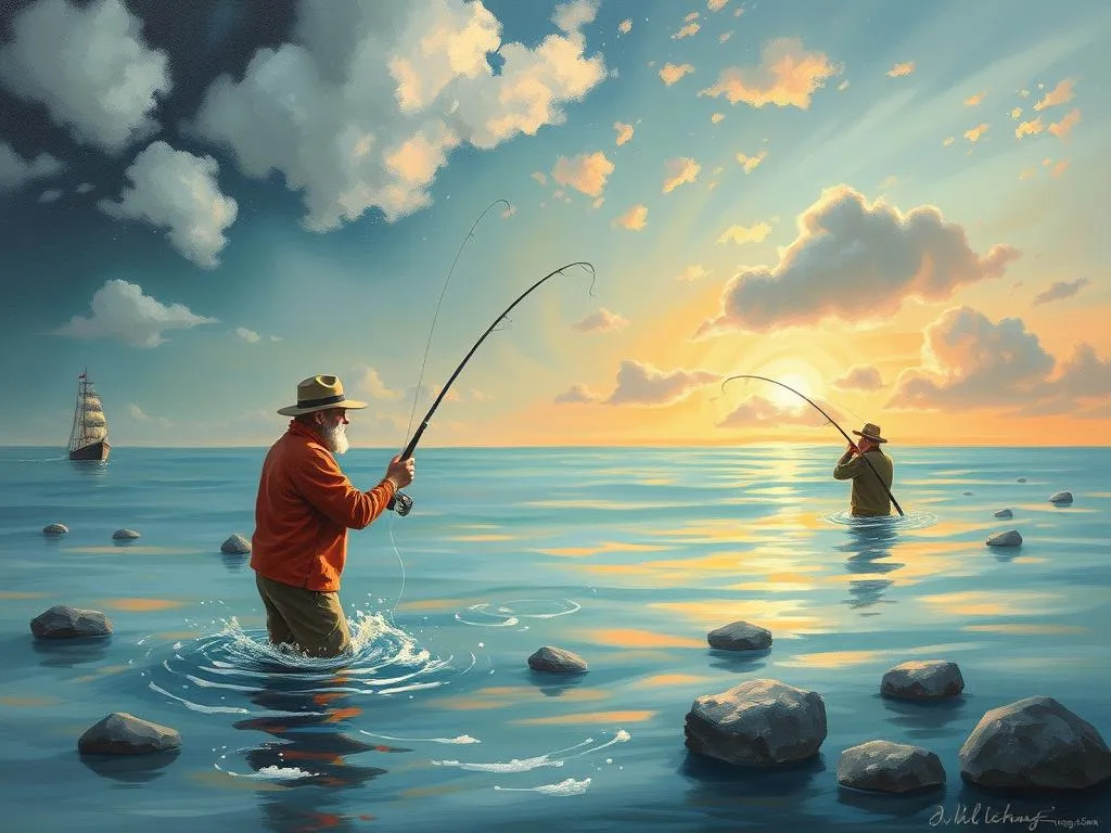 meaning of fishing men in dreams
