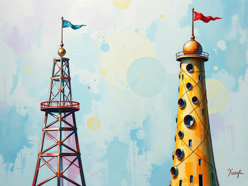 metal towers dream symbols