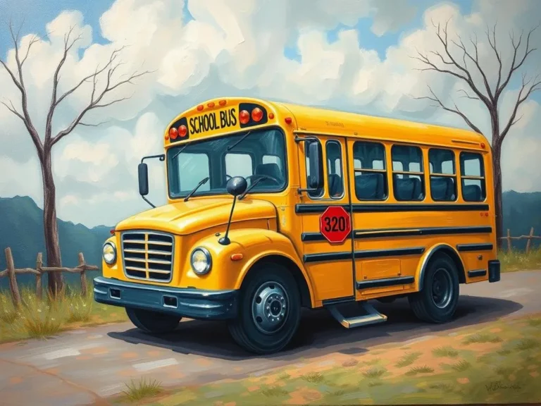 Missing the School Bus Dream Meaning and Interpretation