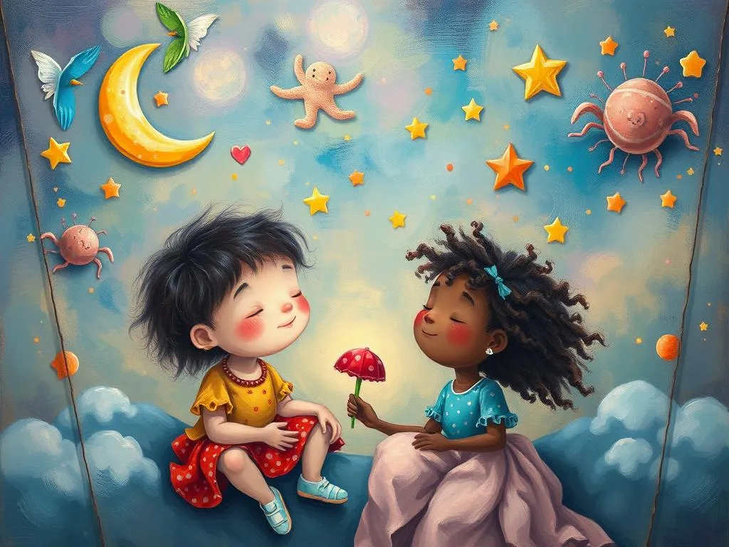 mixed race kids in dreams