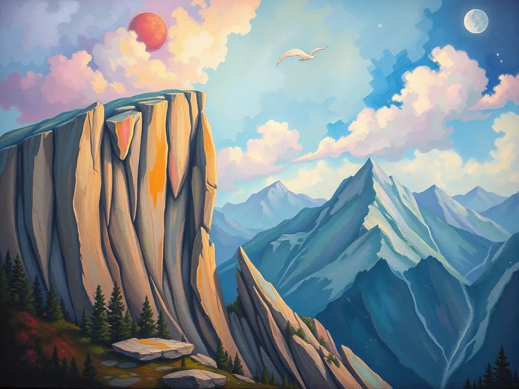 mountain cliff dream symbolism