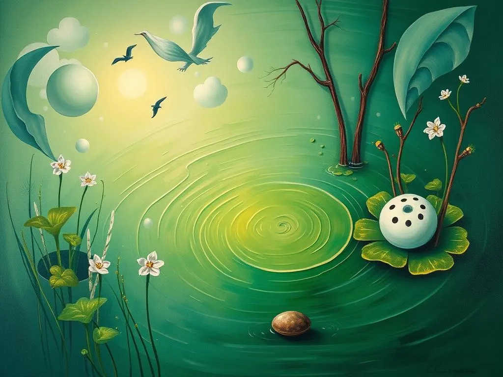 murky green pond dream symbolism