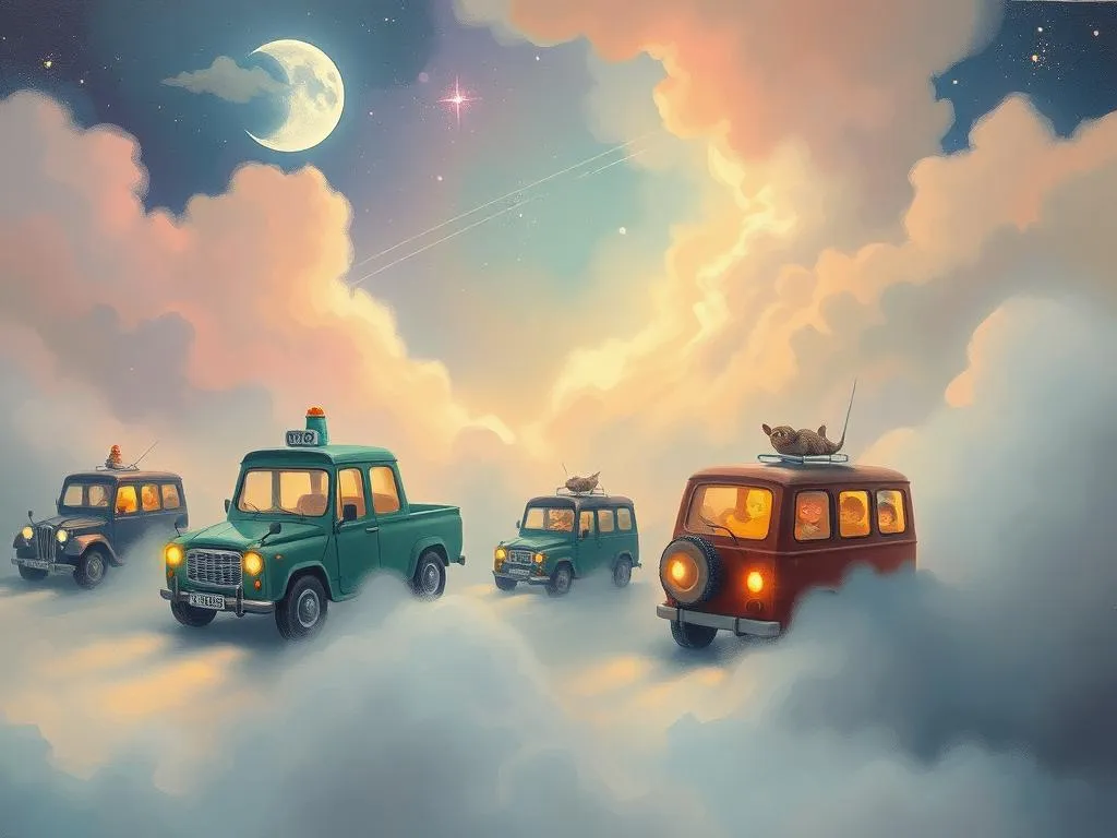 mysterious vehicles in dreams