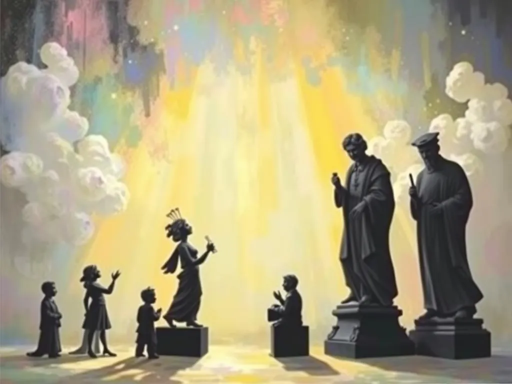 mystery black statues unveiling dream symbolism