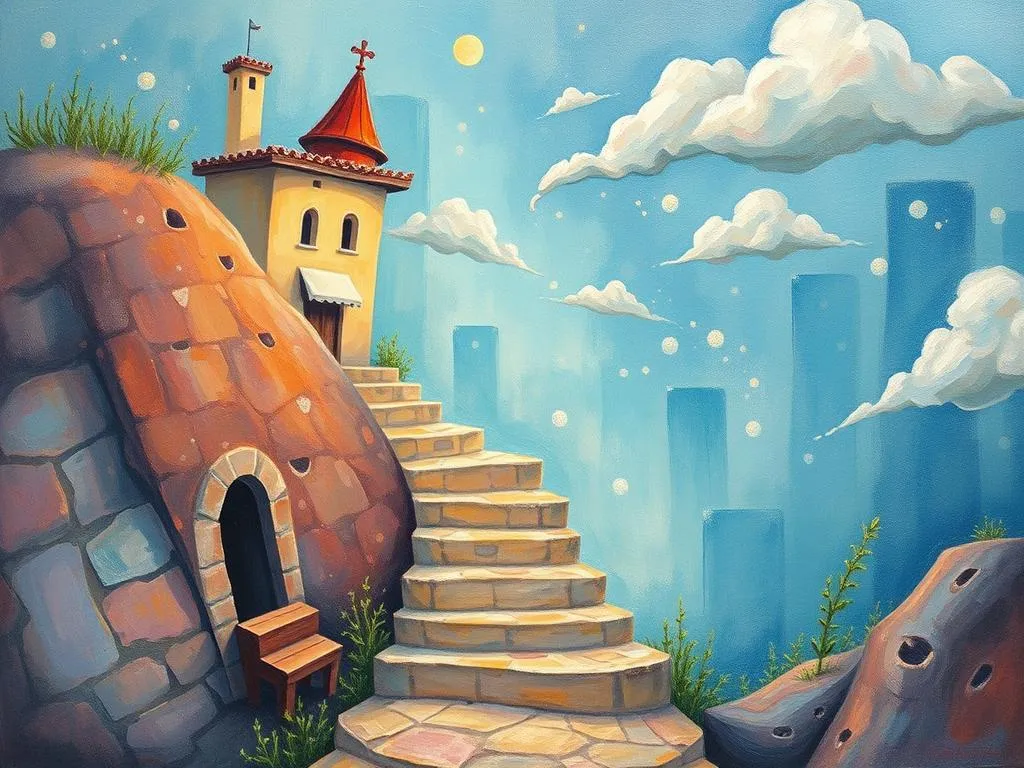 narrow steps in dreams