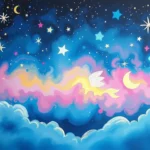 night sky with stars celestial canvas of dreams