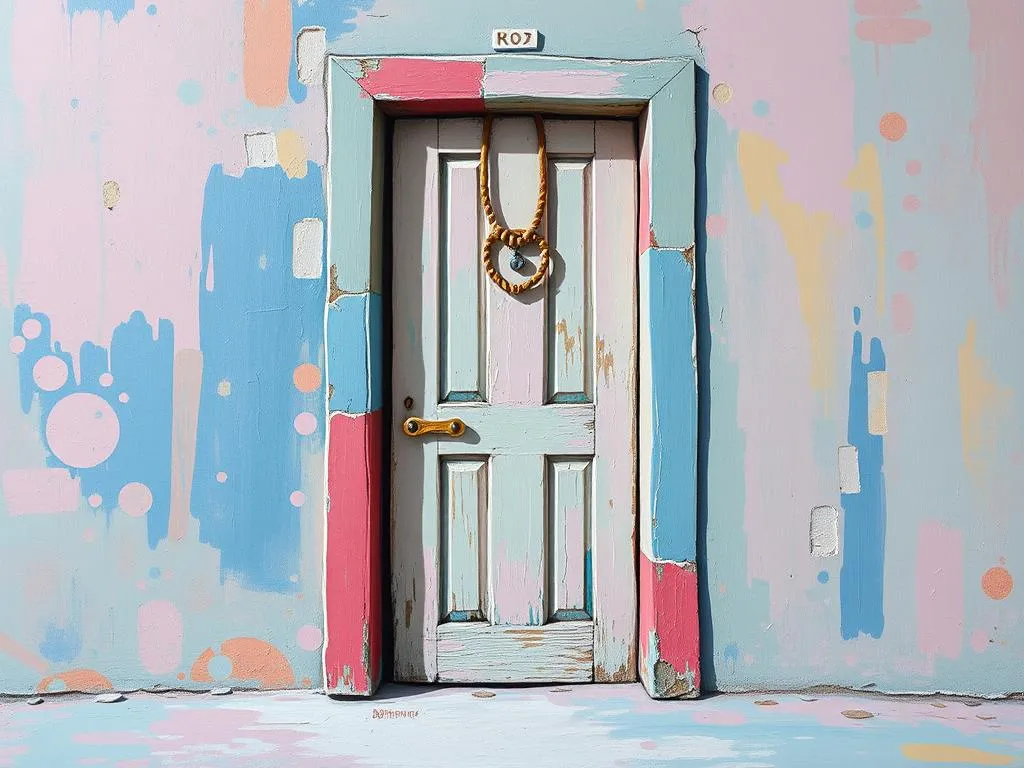 old painted door dream symbolism