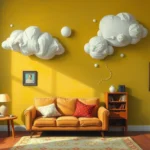 olive green and yellow walls in dreams what do they mean