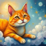 orange cat in dreams meaning