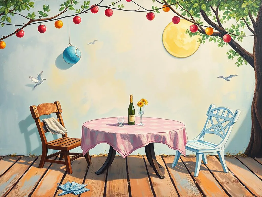 outdoor table dream meaning