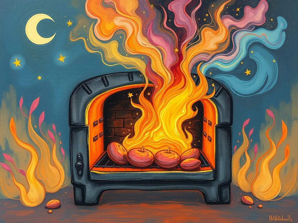 oven dream symbolism heat transformation and creation