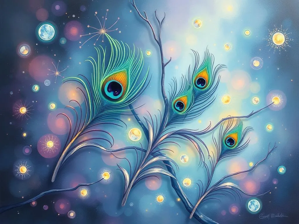 peacock feathers in dreams