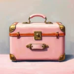 pink colored suitcase dream symbol