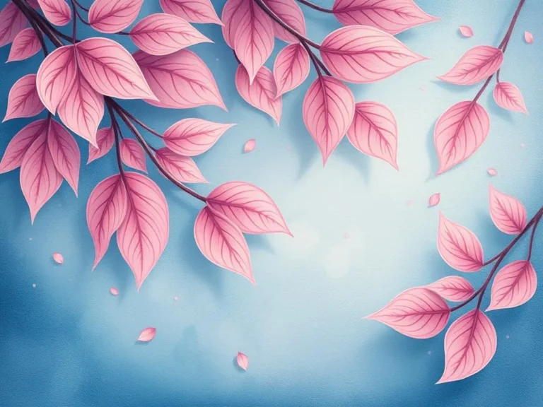 Pink Leaves in Dreams