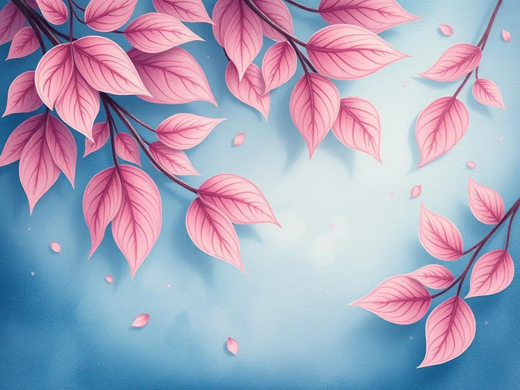 pink leaves in dreams