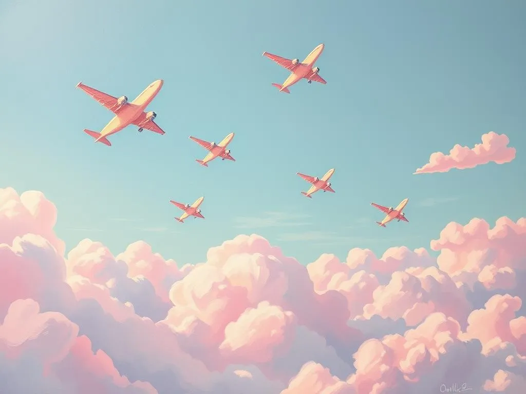pink planes in dreams