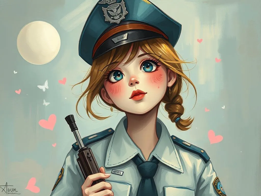 police girl in dreams