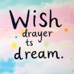 prayer for wish dream symbol