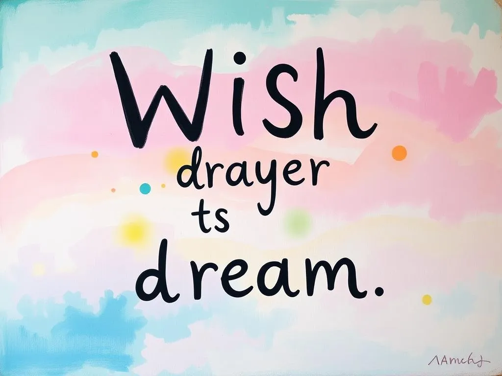 prayer for wish dream symbol