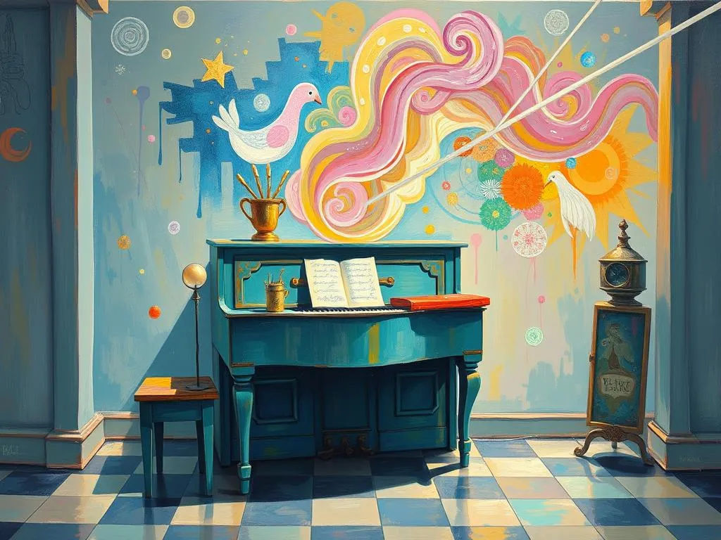 public piano dream symbolism interpretation