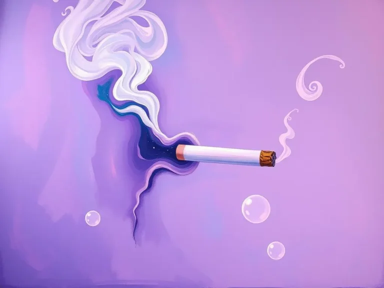 Purple Cigarette Dream Meaning