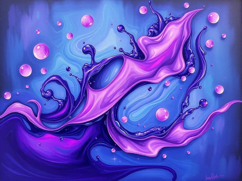 purple liquid dream meaning symbolism