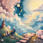 pushing oneself in dreams