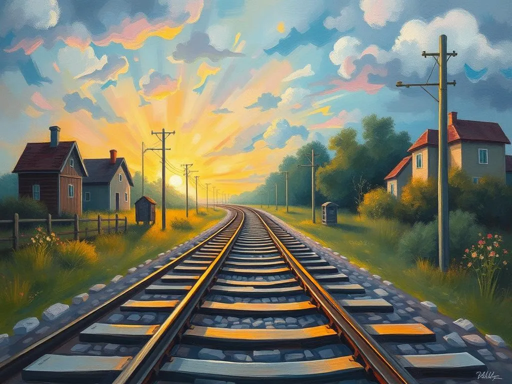 railway track dream meaning dreaming of going through and on tracks