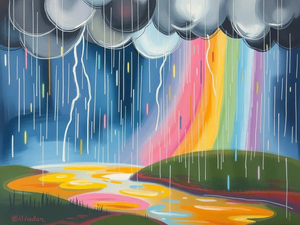 rain storm symbolism