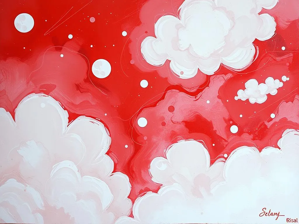 red and white in dreams symbolic meaning