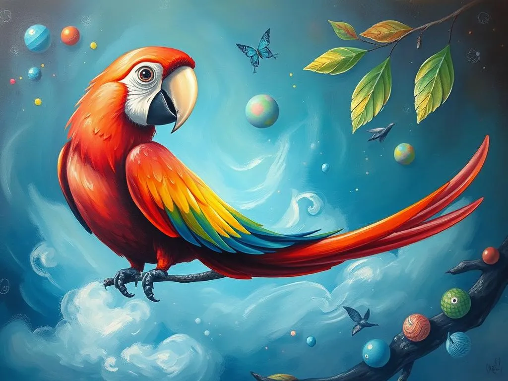 red parrot in dreams