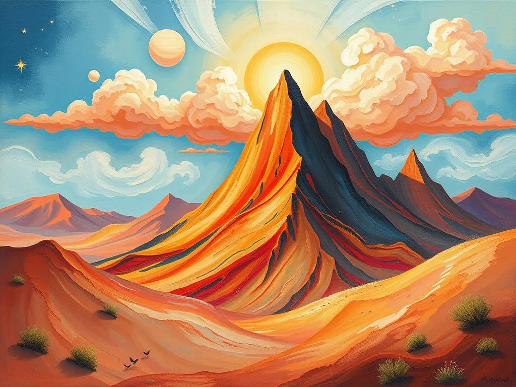 red sand mountain dream symbolism